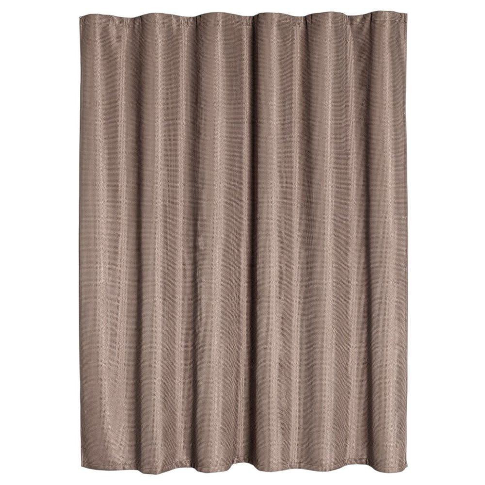 Luxurious Mocha Waffle Weave Shower Curtain HomeRoots