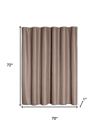 Luxurious Mocha Waffle Weave Shower Curtain HomeRoots