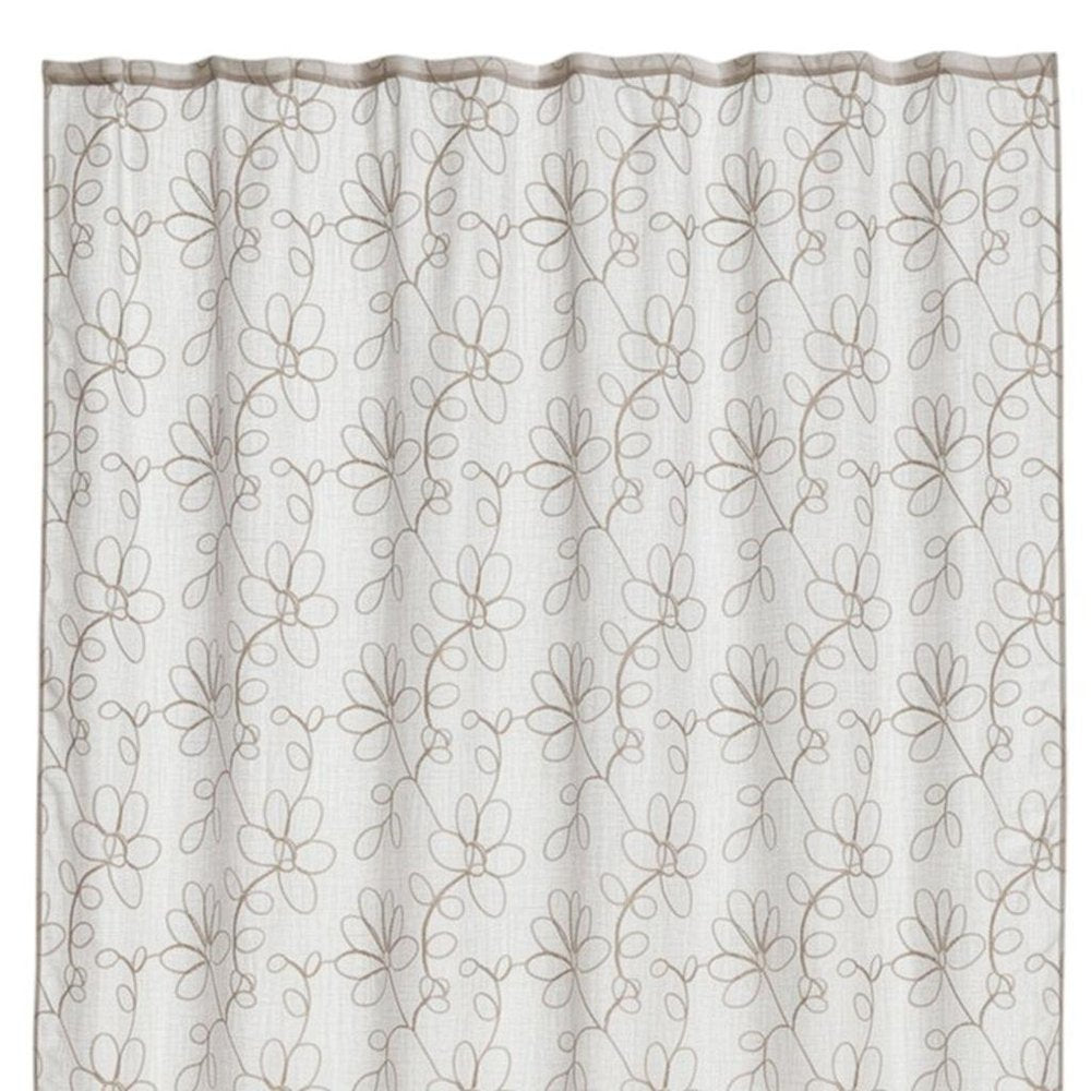72" Linen Polyester Shower Curtain HomeRoots