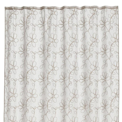 72" Linen Polyester Shower Curtain HomeRoots