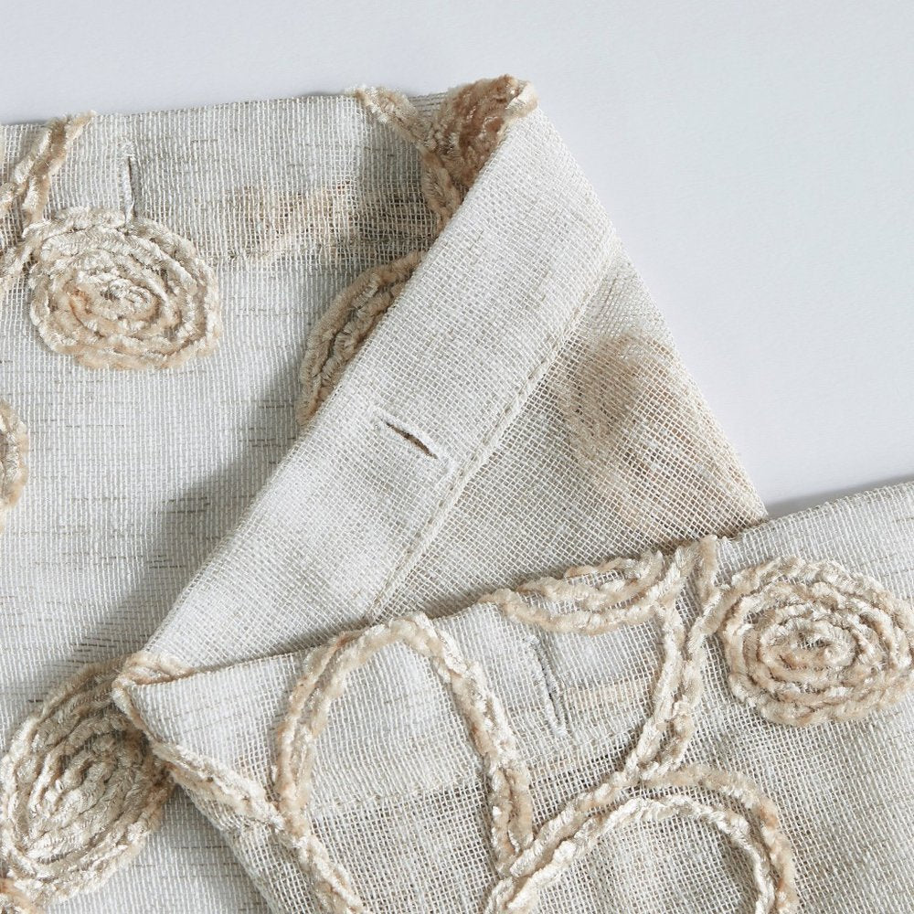 72" Linen Polyester Shower Curtain — view 4