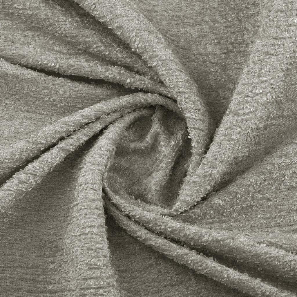 Silver Soft Textured Shower Curtain - FurniFindUSA