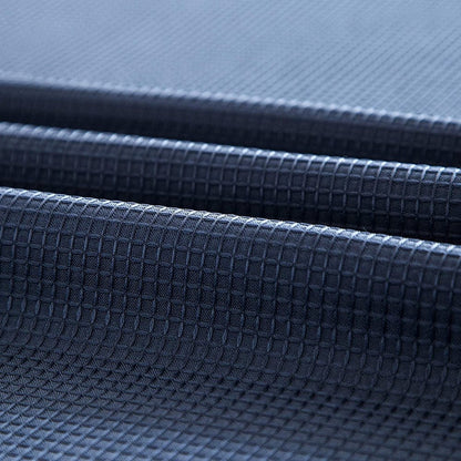 Navy Modern Grid Shower Curtain and Liner Set HomeRoots