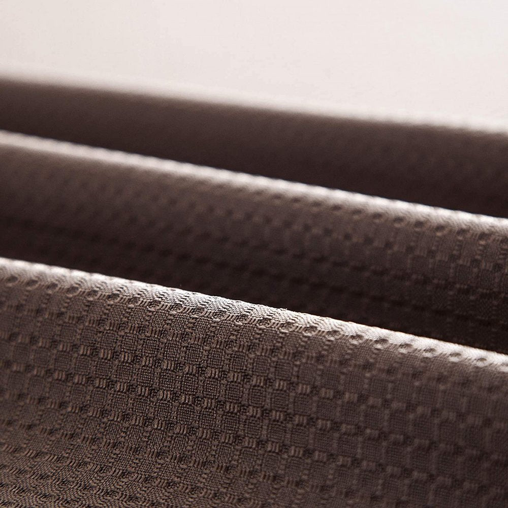 Brown Modern Grid Shower Curtain and Liner Set HomeRoots