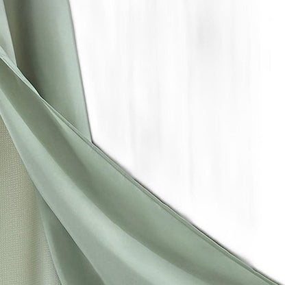 Sage Green Modern Grid Shower Curtain and Liner Set HomeRoots