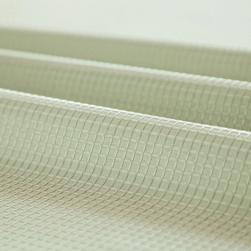 Sage Green Modern Grid Shower Curtain and Liner Set HomeRoots