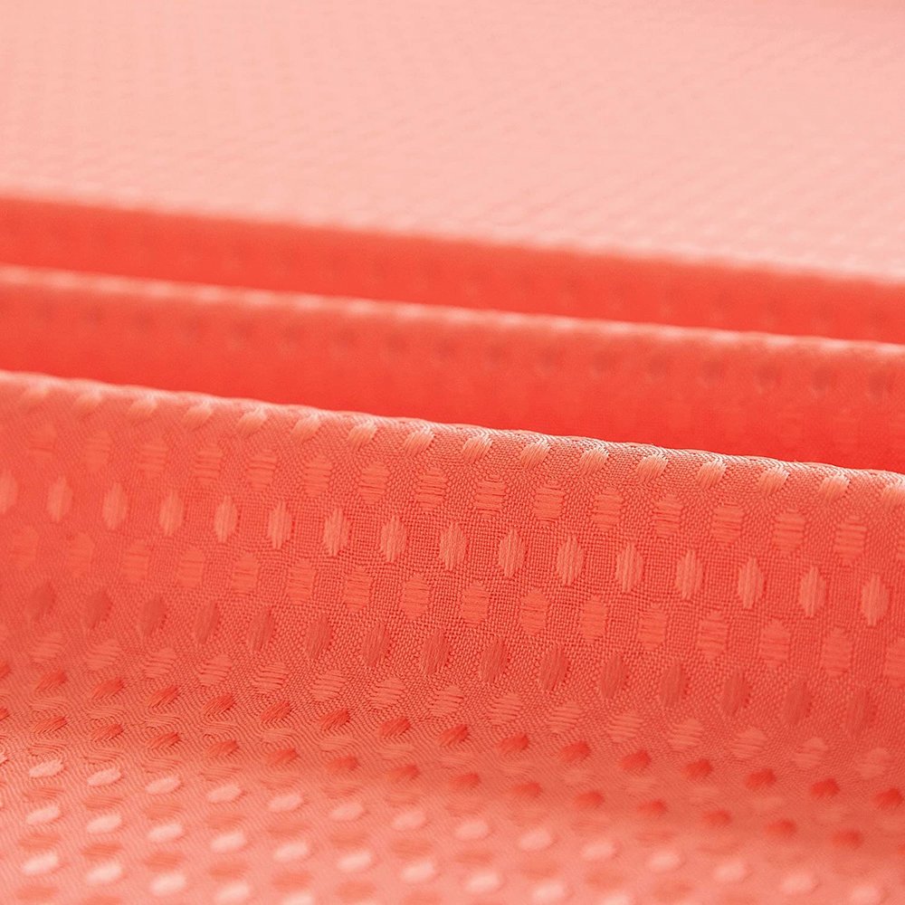 Coral Sheer and Grid Shower Curtain and Liner Set HomeRoots