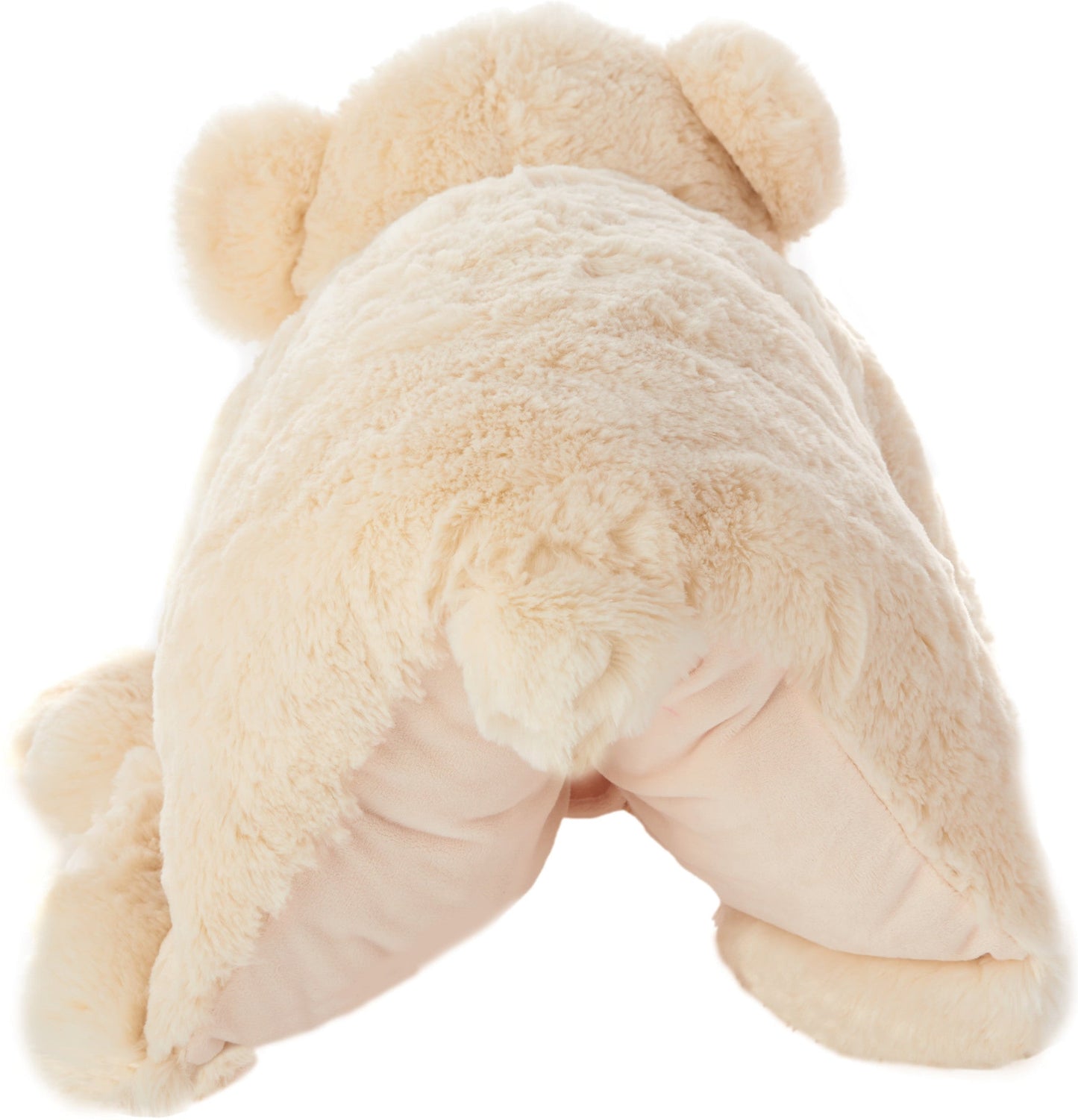 22" X 18" Ivory Bear Throw Pillow FurniFindUSA