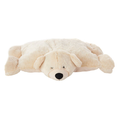 22" X 18" Ivory Bear Throw Pillow HomeRoots
