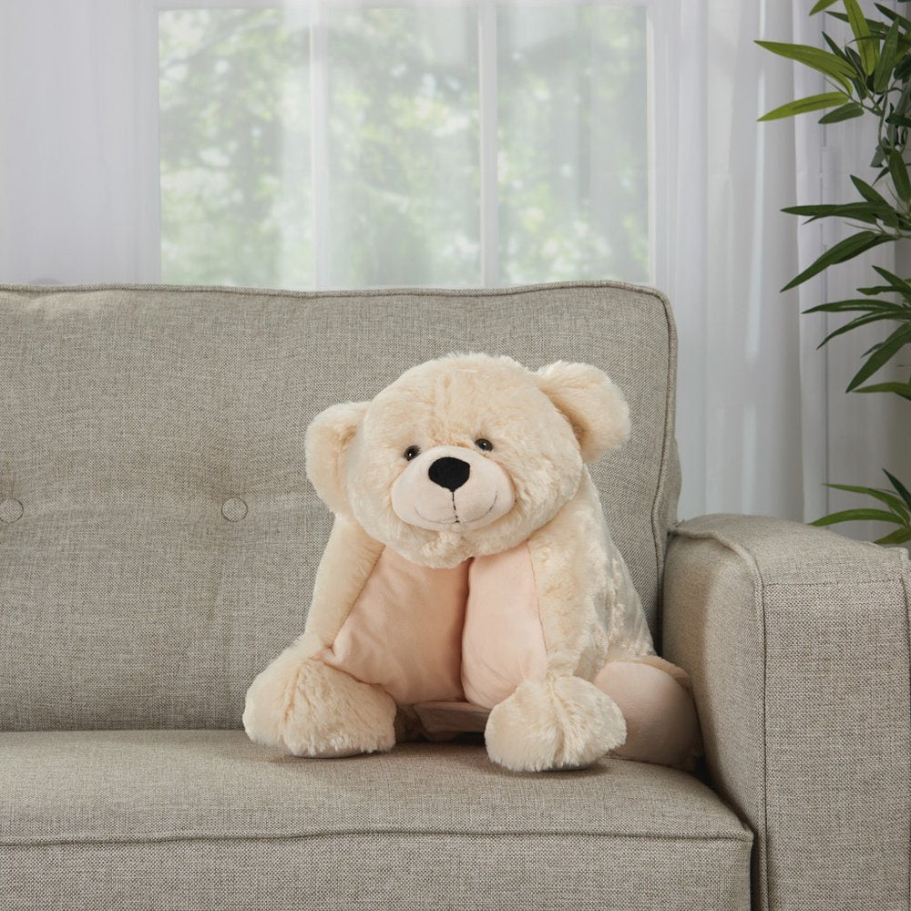 22" X 18" Ivory Bear Throw Pillow — view 1