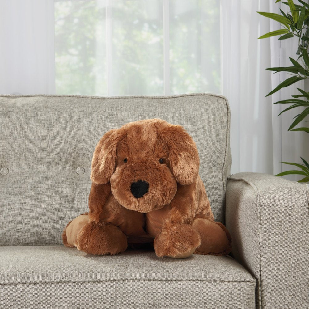 22" X 18" Brown Dog Throw Pillow — view 1