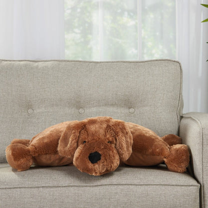 22" X 18" Brown Dog Throw Pillow