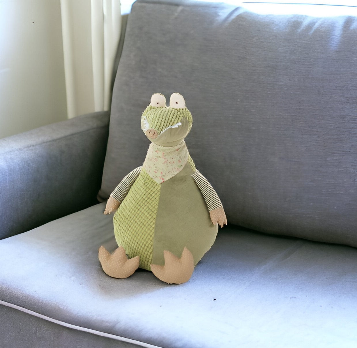 26" X 22" Green Novelty Throw Pillow FurniFindUSA