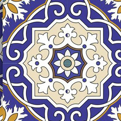 7" x 7" Blue And White Peel And Stick Removable Tiles HomeRoots