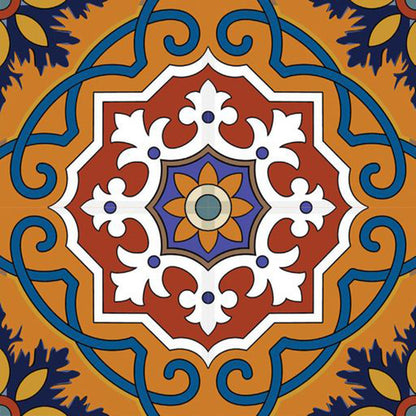 4" X 4" Mediterranean Mash Mosaic Peel and Stick Tiles HomeRoots