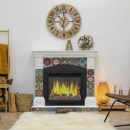 4" X 4" Mediterranean Mash Mosaic Peel and Stick Tiles HomeRoots