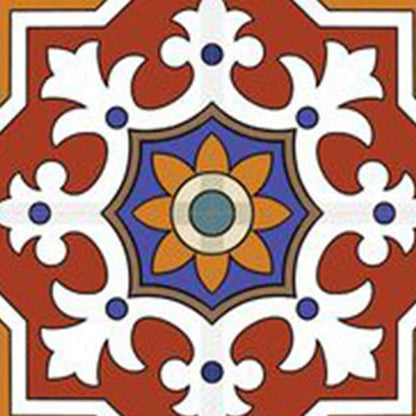 4" X 4" Mediterranean Mash Mosaic Peel and Stick Tiles HomeRoots