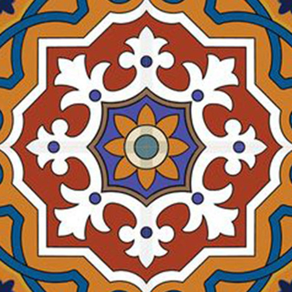 4" X 4" Mediterranean Mash Mosaic Peel and Stick Tiles HomeRoots