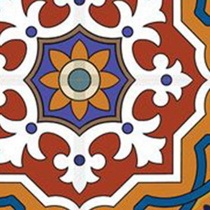 4" X 4" Mediterranean Mash Mosaic Peel and Stick Tiles HomeRoots