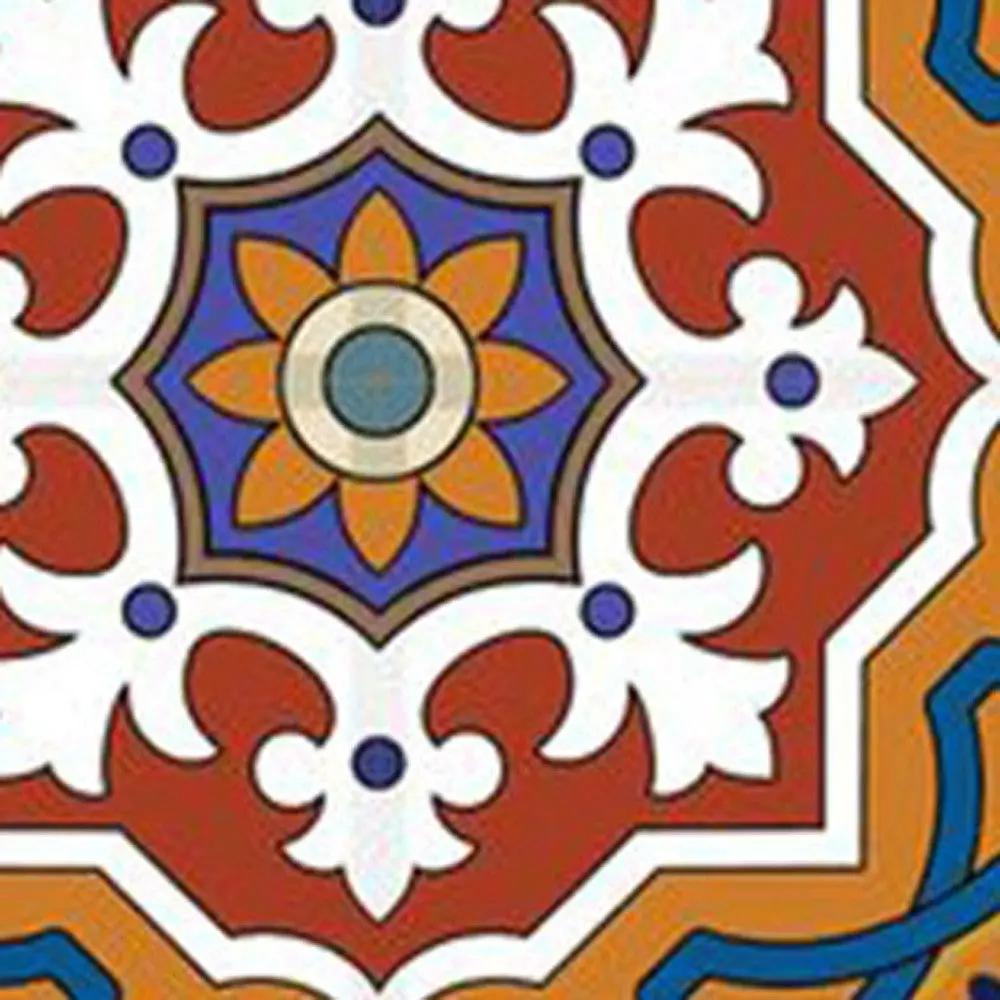 4" X 4" Mediterranean Mash Mosaic Peel and Stick Tiles HomeRoots