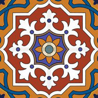 4" X 4" Mediterranean Mash Mosaic Peel and Stick Tiles HomeRoots