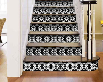 5" x 5" Black And White Peel And Stick Removable Tiles HomeRoots