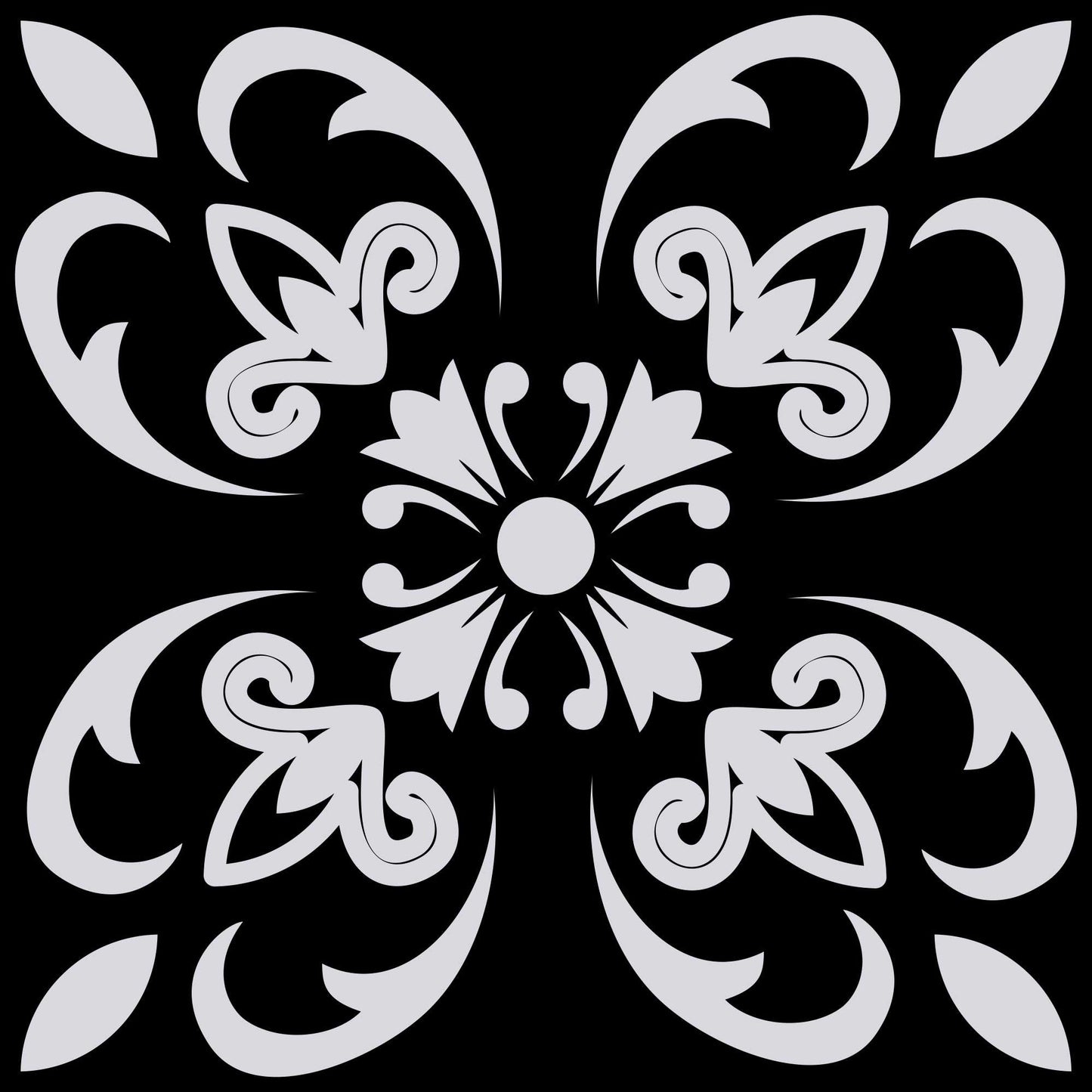 5" X 5" Black White and Gray Mosaic Peel and Stick Tiles HomeRoots