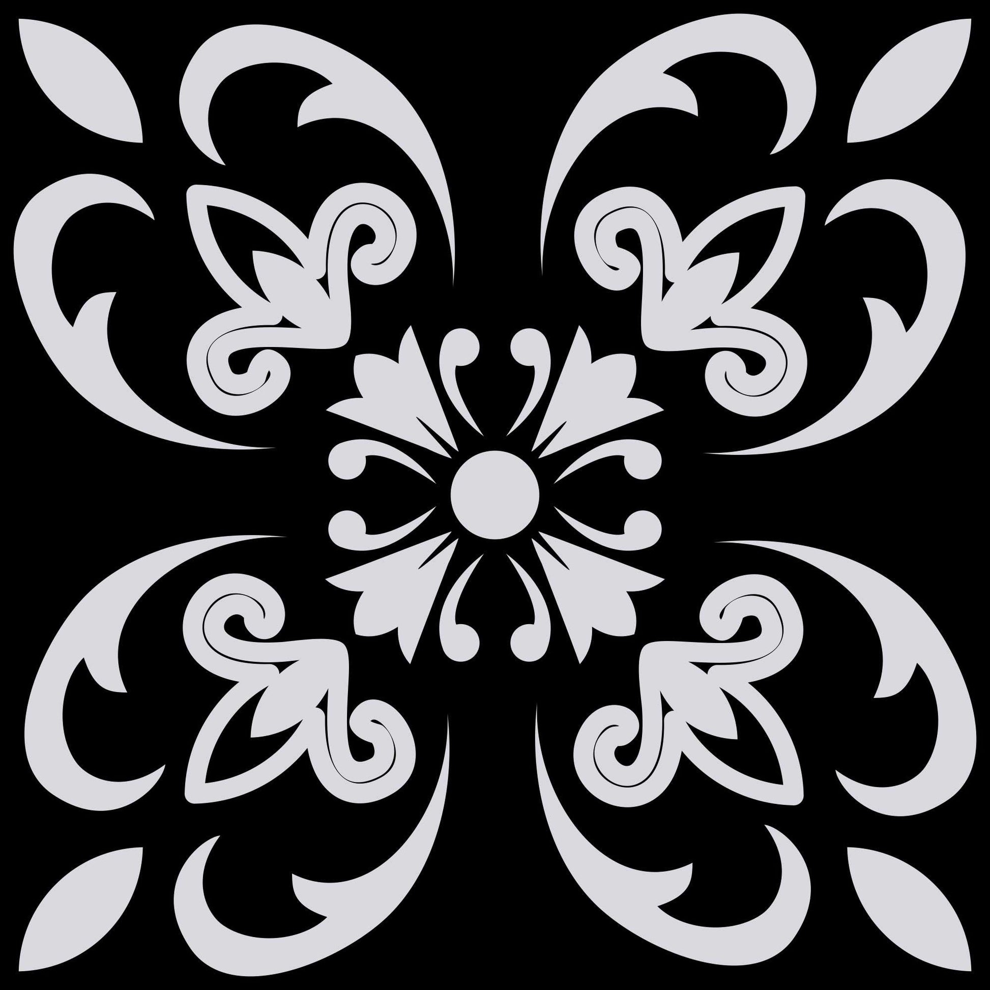 5" X 5" Black White and Gray Mosaic Peel and Stick Tiles HomeRoots