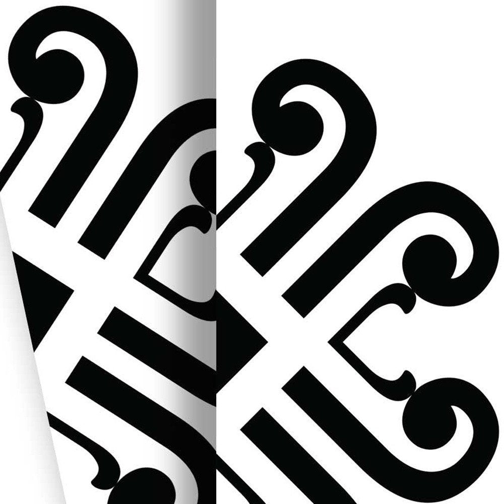 4" X 4" Black and White Daisy Peel and Stick Removable Tiles HomeRoots