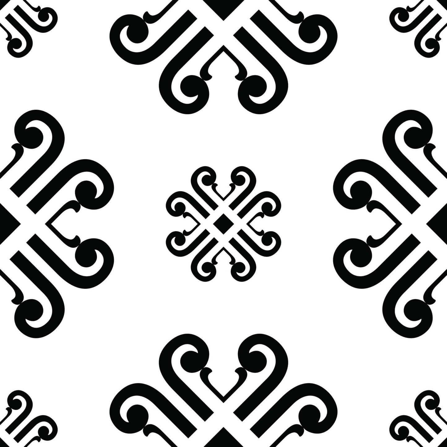 4" X 4" Black and White Daisy Peel and Stick Removable Tiles HomeRoots