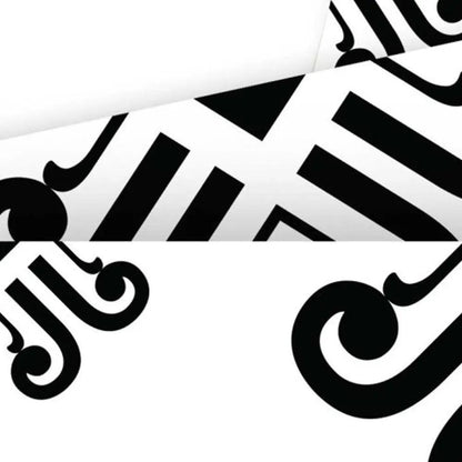 4" X 4" Black and White Daisy Peel and Stick Removable Tiles HomeRoots