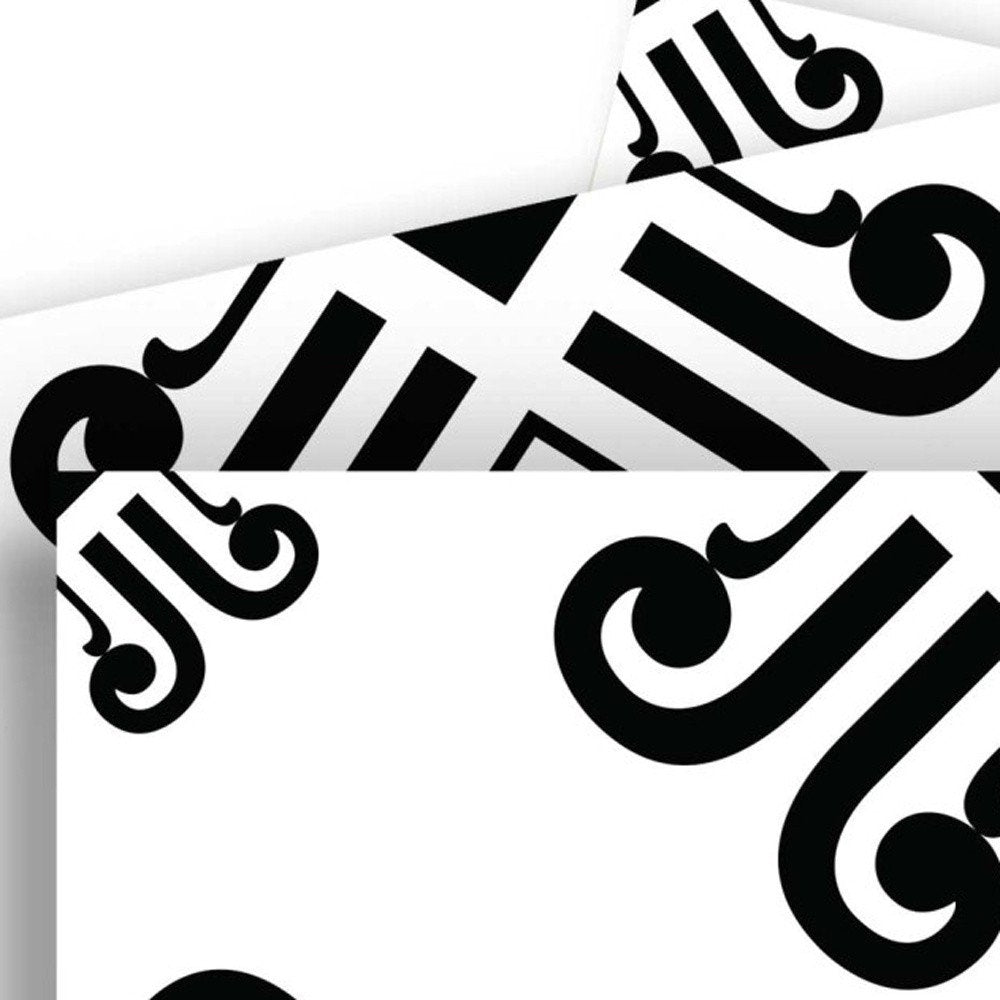 4" X 4" Black and White Daisy Peel and Stick Removable Tiles HomeRoots