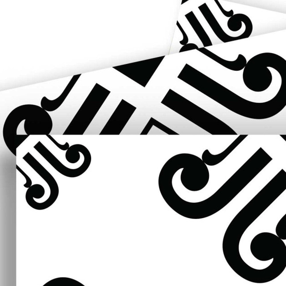 4" X 4" Black and White Daisy Peel and Stick Removable Tiles HomeRoots