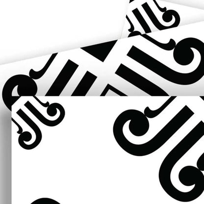 4" X 4" Black and White Daisy Peel and Stick Removable Tiles HomeRoots