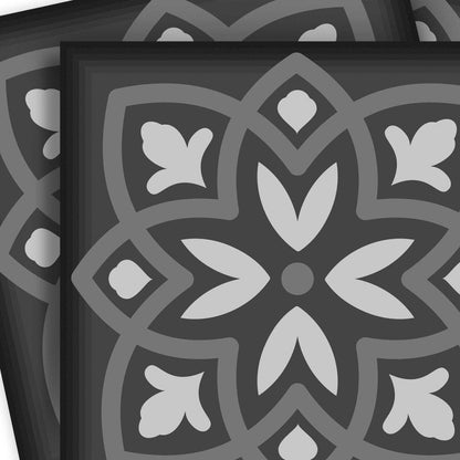 4" X 4" Gray and White Multi Peel and Stick Removable Tiles HomeRoots