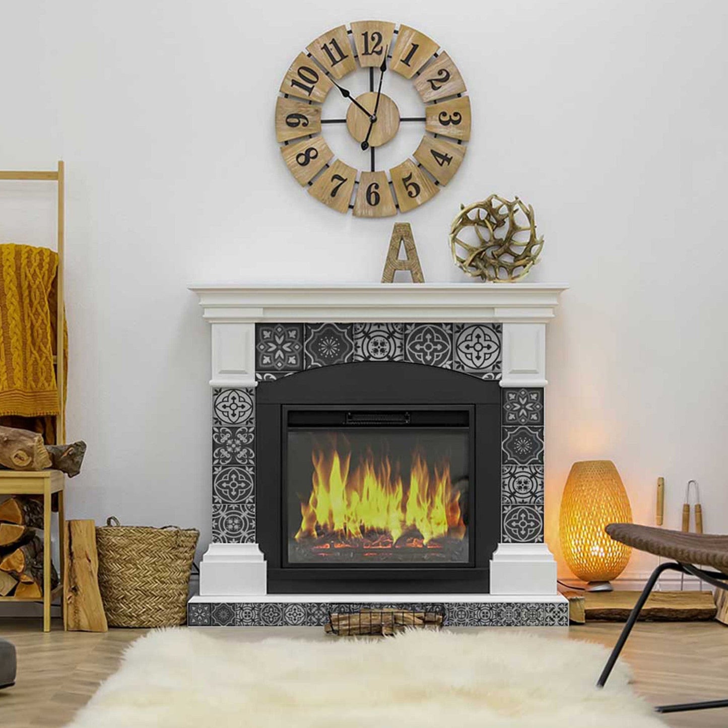 4" X 4" Gray and White Multi Peel and Stick Removable Tiles HomeRoots