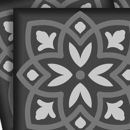 4" X 4" Gray and White Multi Peel and Stick Removable Tiles HomeRoots