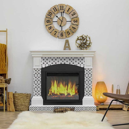 4" X 4" Black and White Lil Daisy Peel and Stick Removable Tiles HomeRoots