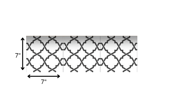 4" X 4" Black and White Prism Peel and Stick Removable Tiles HomeRoots