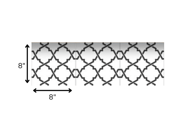 4" X 4" Black and White Prism Peel and Stick Removable Tiles HomeRoots