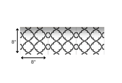 4" X 4" Black and White Prism Peel and Stick Removable Tiles HomeRoots