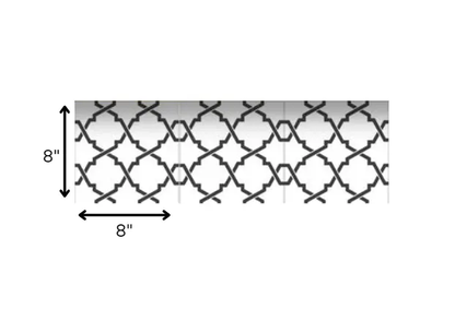 4" X 4" Black and White Prism Peel and Stick Removable Tiles HomeRoots