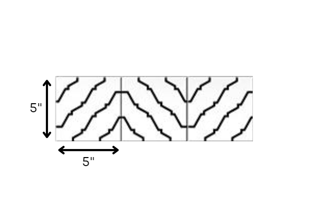 4" X 4" Black and White XL Prism Peel and Stick Removable Tiles HomeRoots