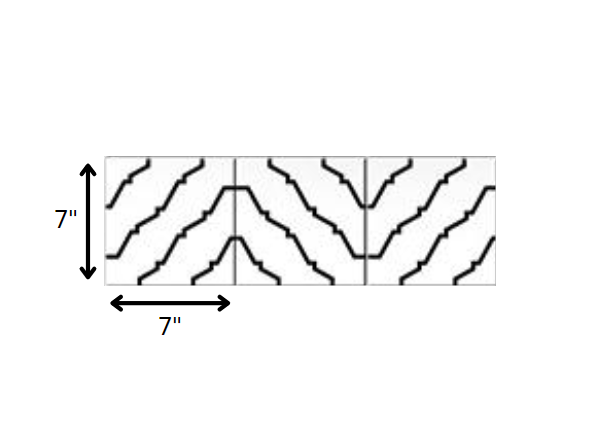 4" X 4" Black and White XL Prism Peel and Stick Removable Tiles HomeRoots