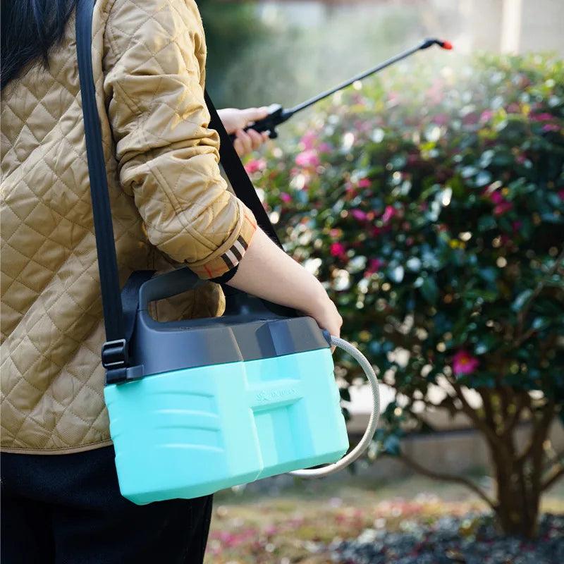 USB Charging Electric Sprayer High Pressure Garden Sprinkler Auto Watering Can Pesticide Spreader 5L Disinfection Atomizer - FurniFindUSA