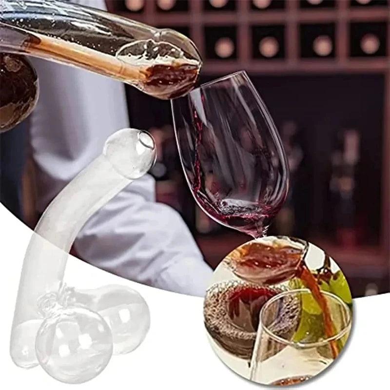 Creative whiskey and red wine decanter made of high borosilicate glass, making it an ideal choice for bar displays - FurniFindUSA