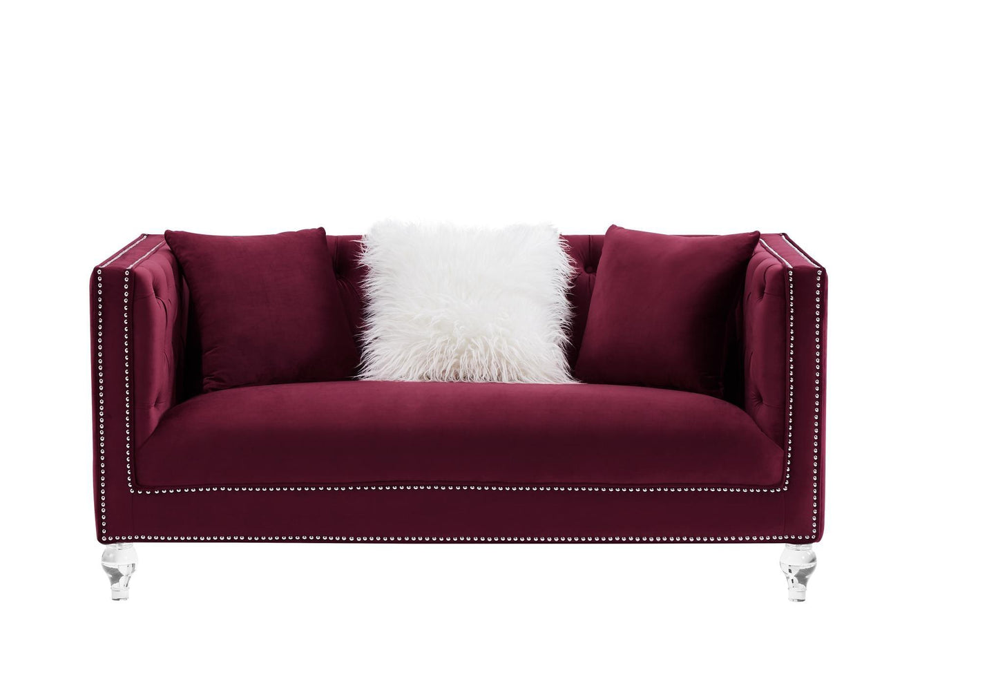 Loveseat for Living Room with Pillows - FurniFindUSA