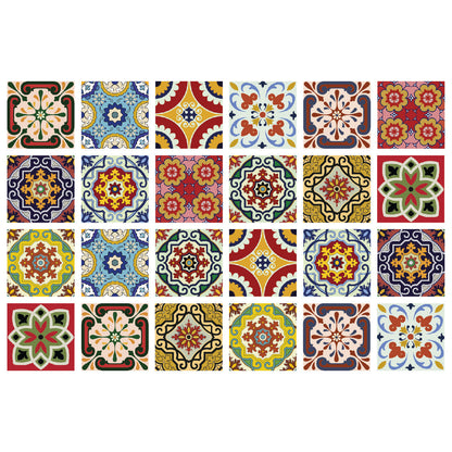 5" X 5" Mediterra Mosaic Peel and Stick Tiles