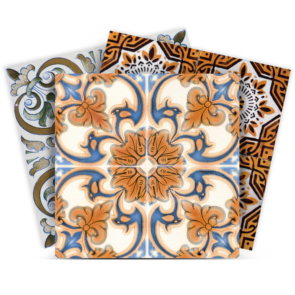 5" X 5" Rustico Linda Removable Peel and Stick Tiles