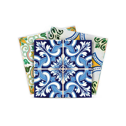 4" X 4" Lima Multi Mosaic Peel And Stick Tiles